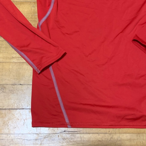Red long sleeve men’s size large under armour compression heat gear shirt - Picture 3 of 11